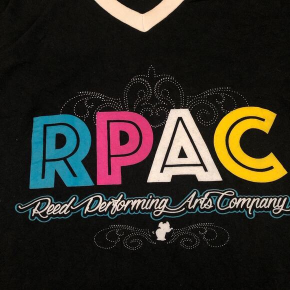 Women’s Black RPAC Reed Performing Arts Company Graphic Tee - Picture 3 of 5